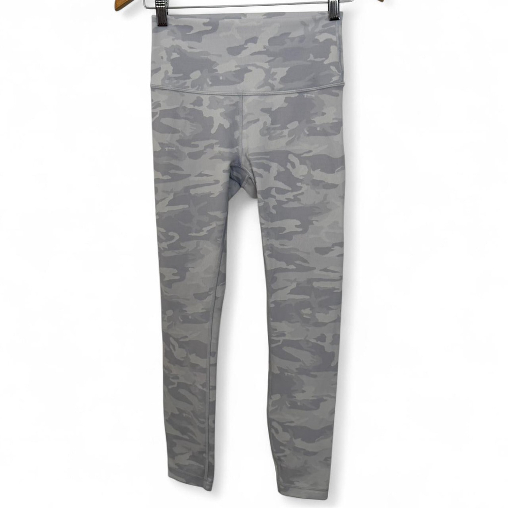 lululemon athletica Gray Camo Leggings